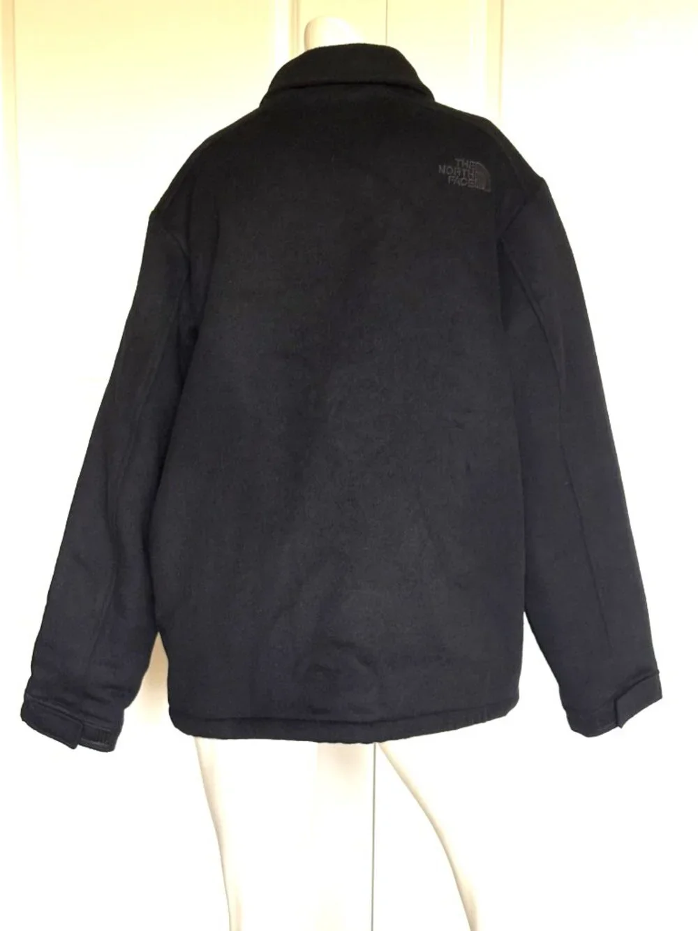 NWOT THE NORTH FACE BLACK WOOL BLEND COAT JACKET SIZE: XL/TG